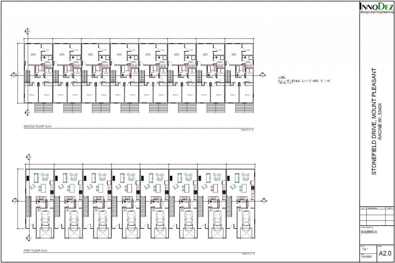 8-unit mixed-use residential building In Racine WI