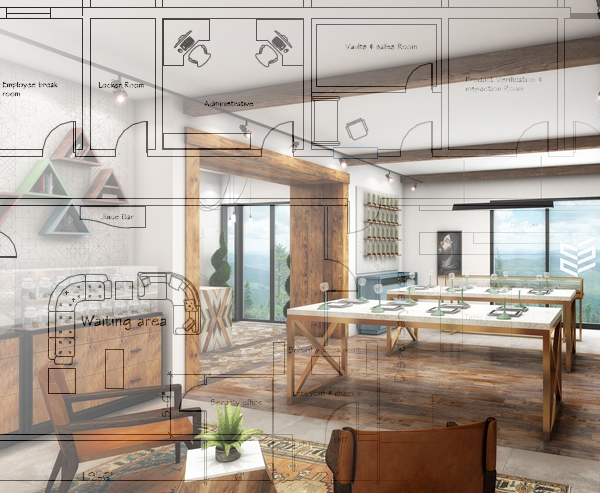 Dispensary Floor Plan Design