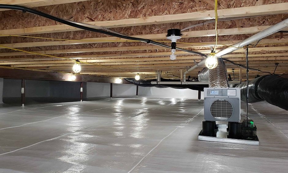 Crawl Space for HVAC