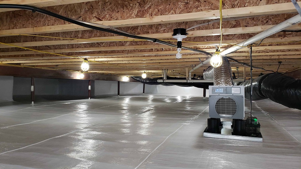Crawl Space for HVAC