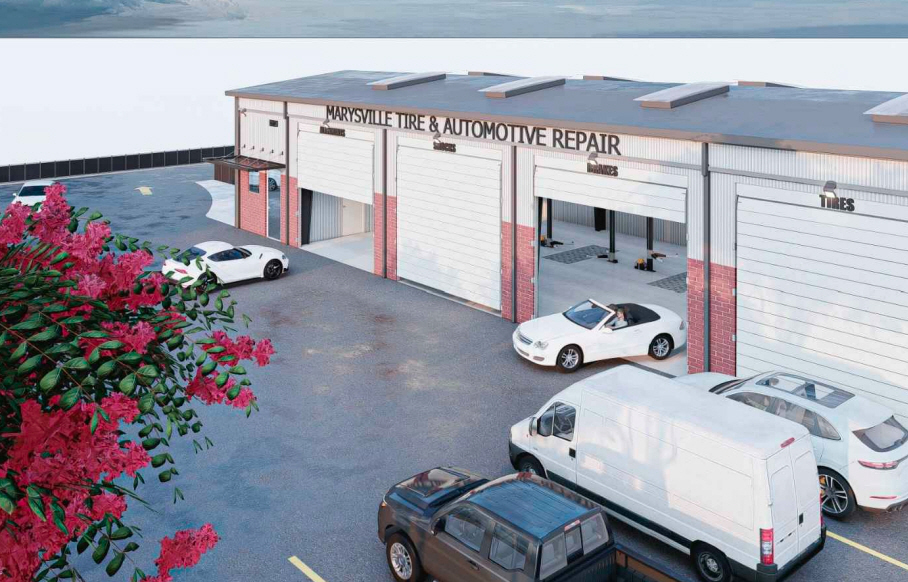MEP Design T24 Automotive Repair Shop